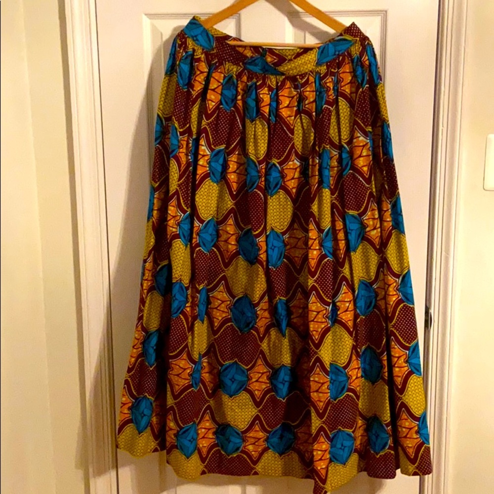 African Kente Ghanaian handmade skirt